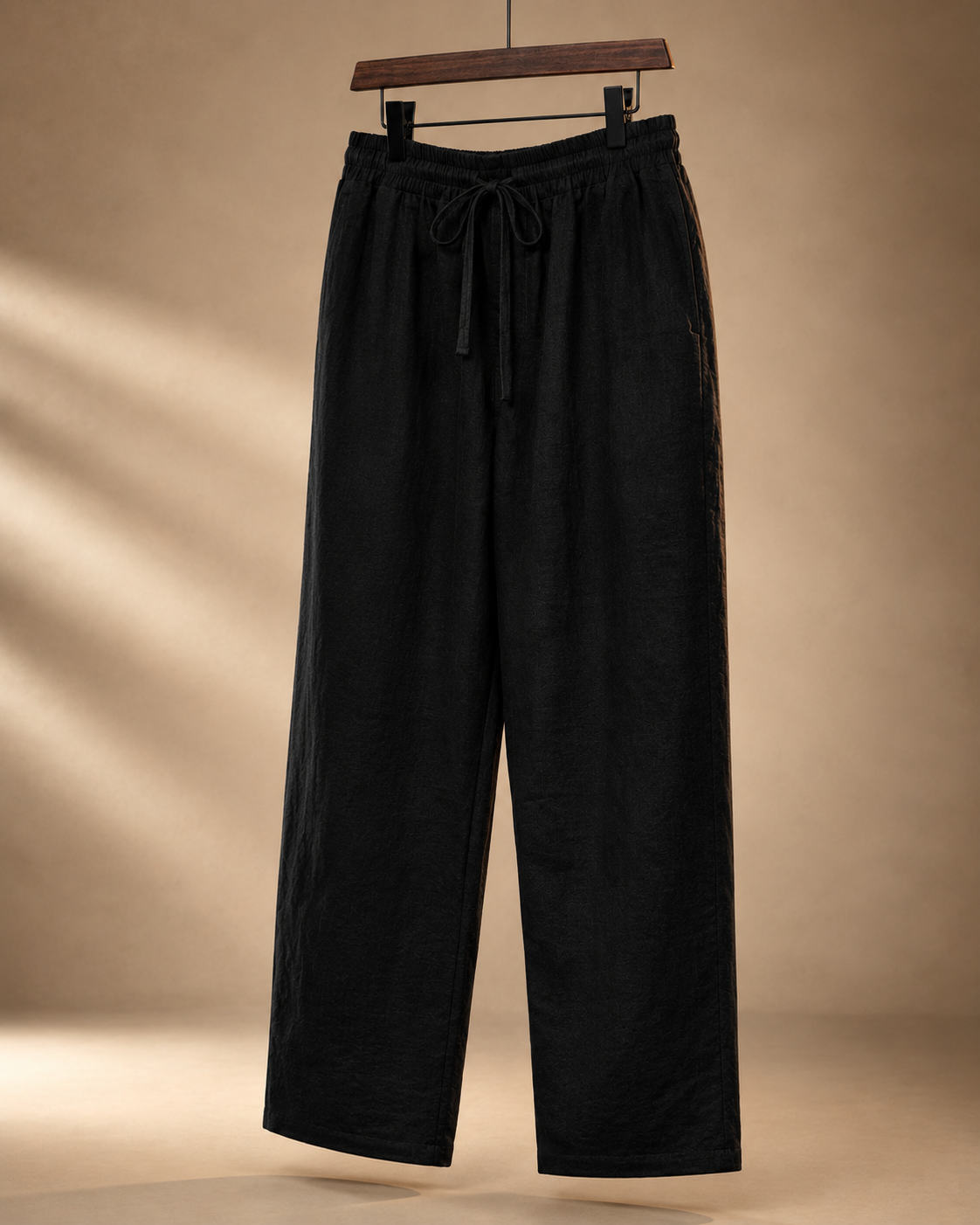 black Linen Pants - Unisex