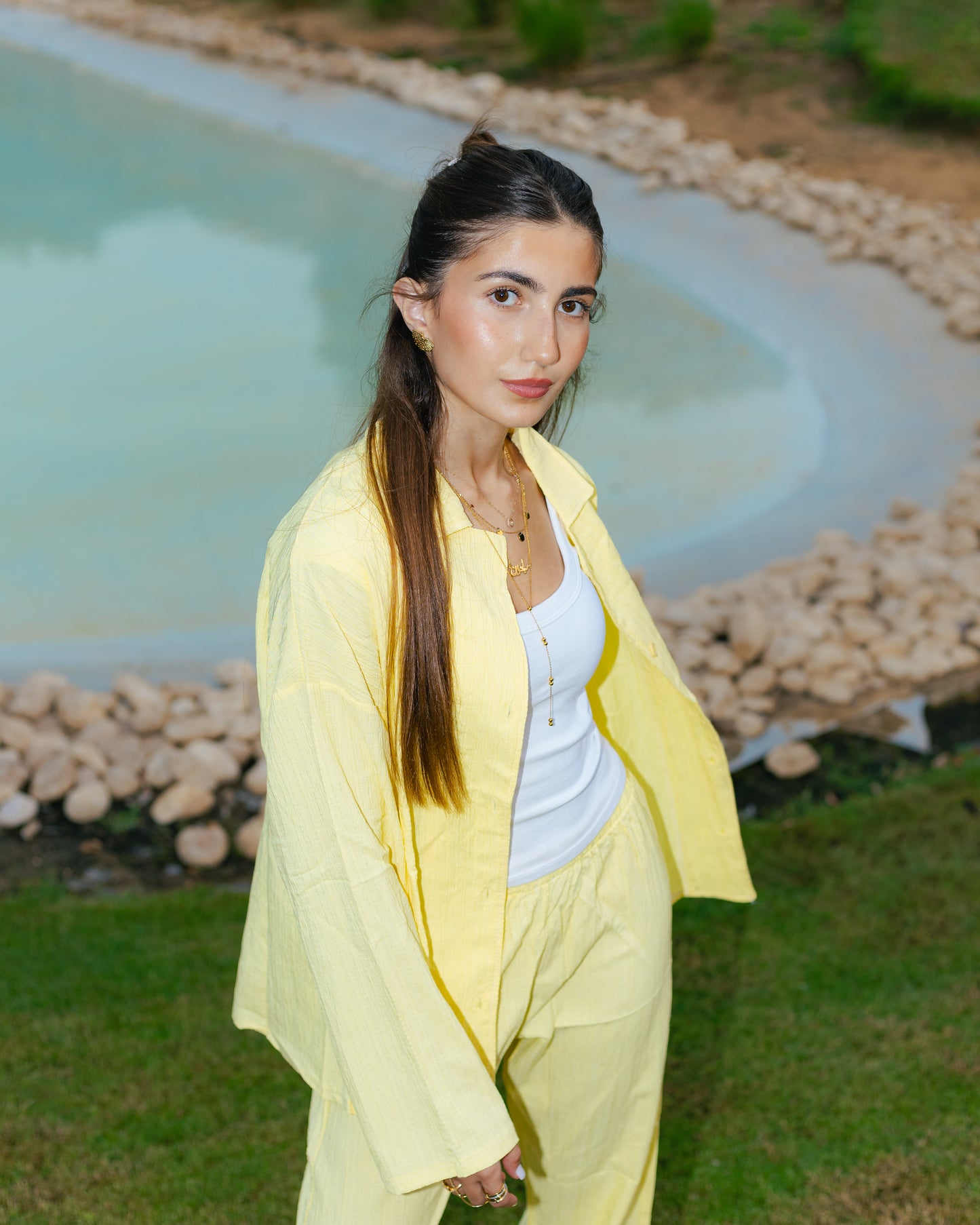 Full Yellow Summer Set - Women